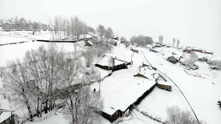 Muş’ta 1600 rakımlı köy kara gömüldü -16