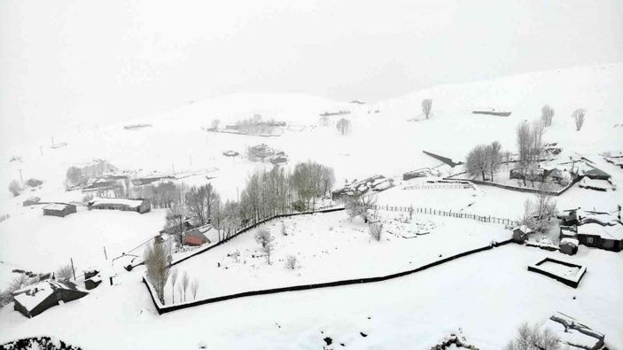 Muş’ta 1600 rakımlı köy kara gömüldü -19