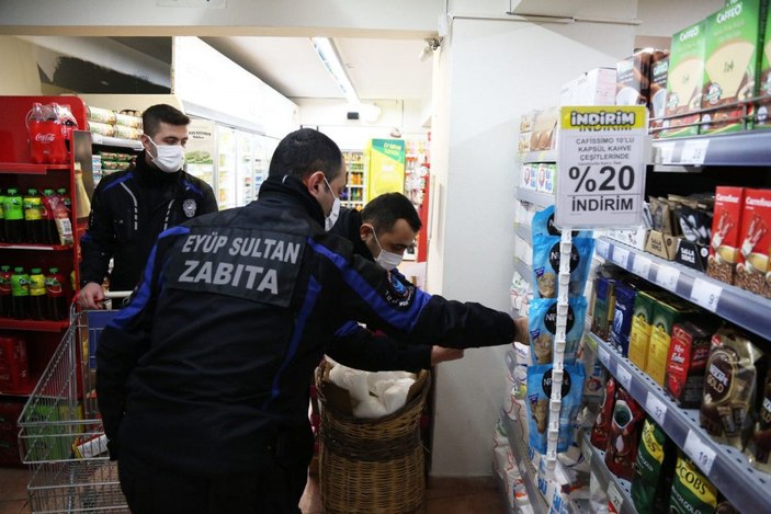 Eyüpsultan’da marketlere yönelik fahiş fiyat denetimi yapıldı -1