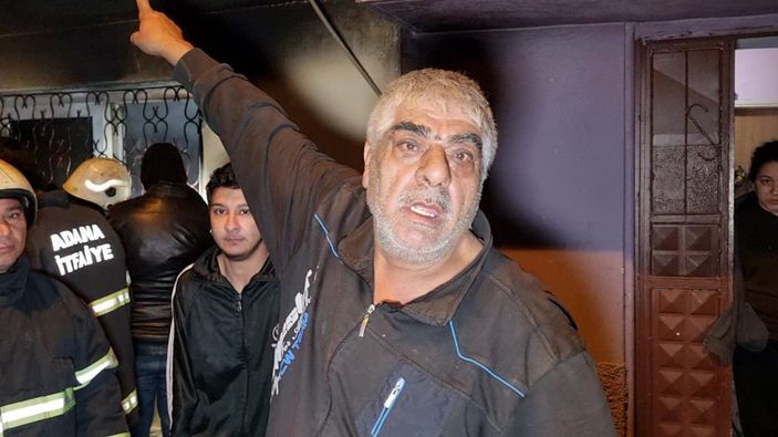 Alevlerinden arasında kaldı, komşuları pencere demirini keserek kurtardı -6