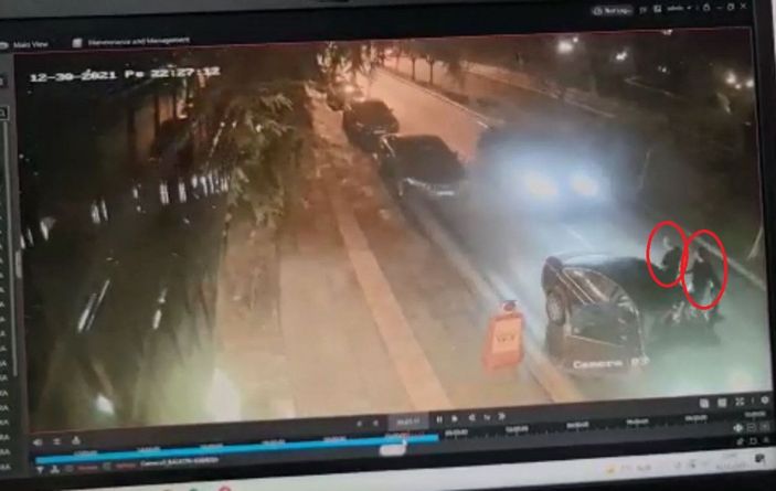 Ankara'da mühendis ve valenin öldüğü kaza kamerada -1