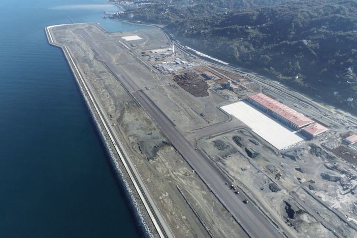Türkiye yüz ölçümünü değiştiren deniz dolgusu uydu fotoğraflarında -3