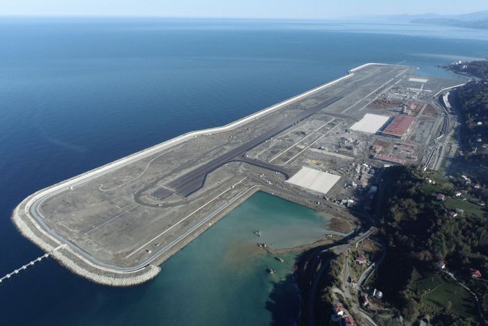 Türkiye yüz ölçümünü değiştiren deniz dolgusu uydu fotoğraflarında -1