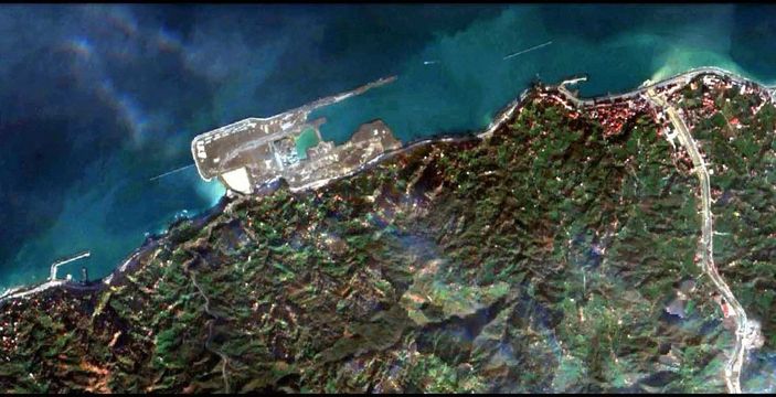 Türkiye yüz ölçümünü değiştiren deniz dolgusu uydu fotoğraflarında -9