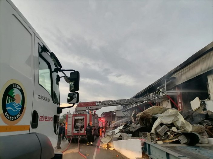 Hatay’da soğuk hava deposunda yangın -7