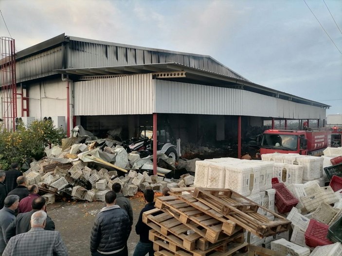 Hatay’da soğuk hava deposunda yangın -8