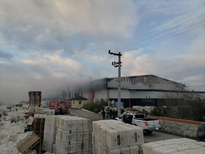 Hatay’da soğuk hava deposunda yangın -9