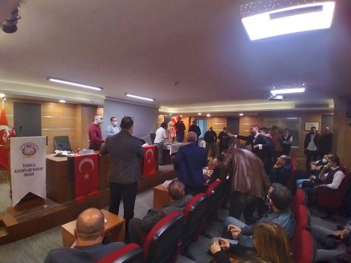 Tarsus'ta Kasaplar Odası seçiminde 'mükerrer oy' kavgası -5