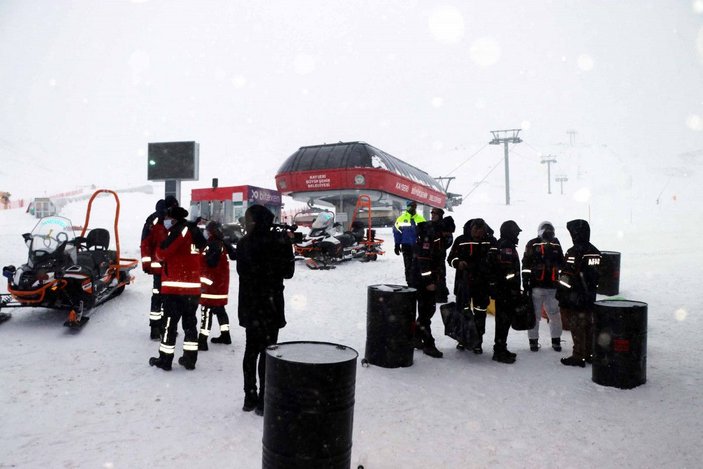 Erciyes'te kar kütlesi altında kalan Kanadalı kayakçı hayatını kaybetti -4