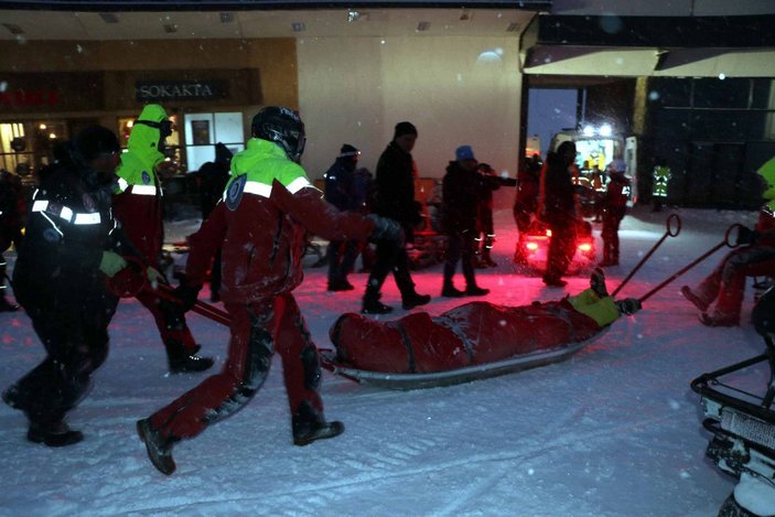 Erciyes'te kar kütlesi altında kalan Kanadalı kayakçı hayatını kaybetti (EK FOTOĞRAFLAR) -1