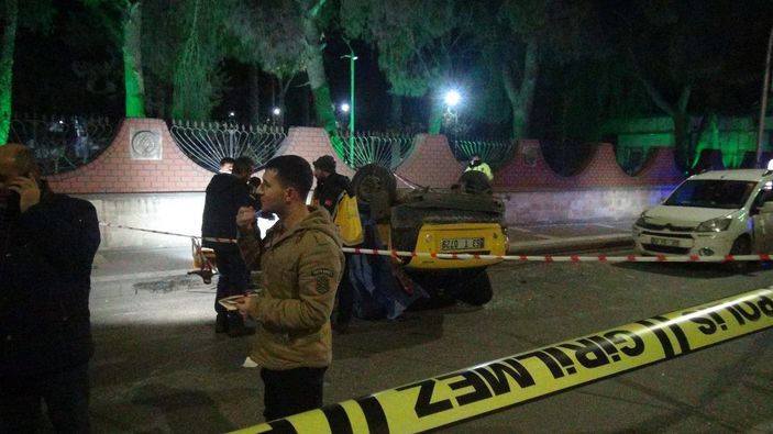 Şanlıurfa'da taksi takla attı: 1 ölü 6 yaralı