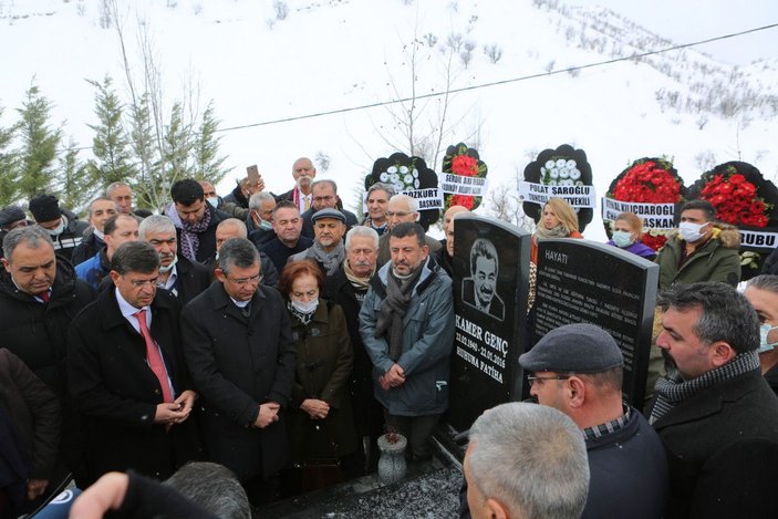 Kamer Genç memleketi Tunceli’de, mezarı başında anıldı -7
