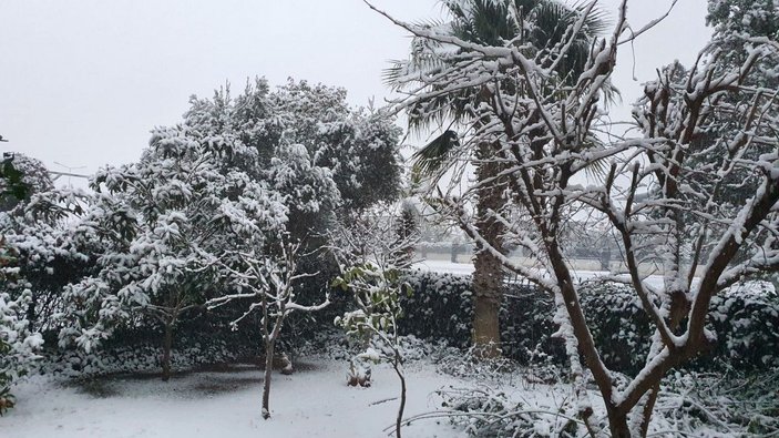 Antalya’ya 29 yıl sonra kar yağdı -8