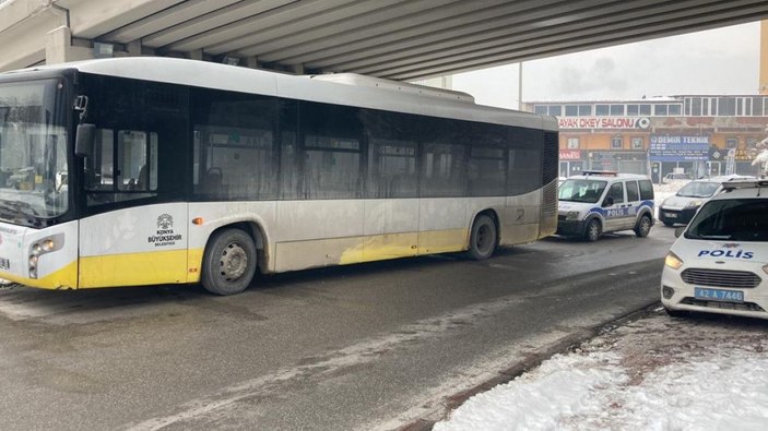 Araç çarptı, belediye otobüsüyle hastaneye götürülürken öldü -1