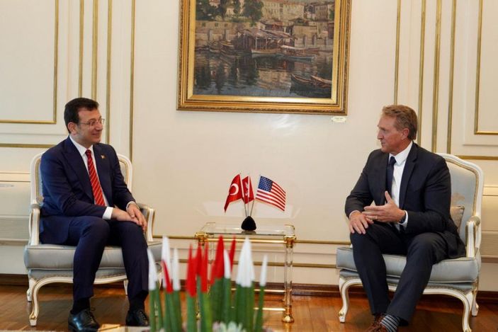 ABD Ankara Büyükelçisi Flake İmamoğlu'nu ziyaret etti -3