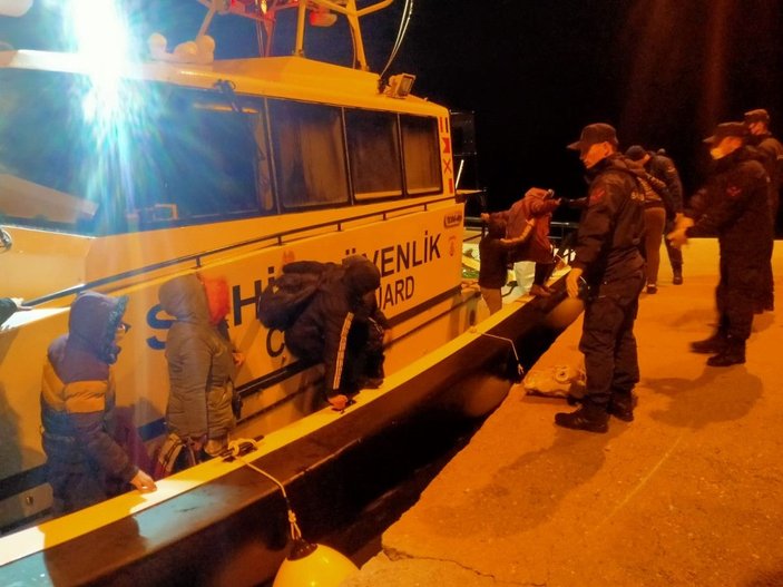 Bodrum'da 15 kaçak göçmen yakalandı -2