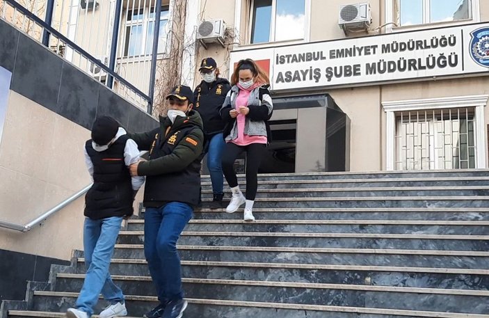 İstanbul'da 1'i kadın 4 kişilik hırsızlık çetesi yakalandı -4
