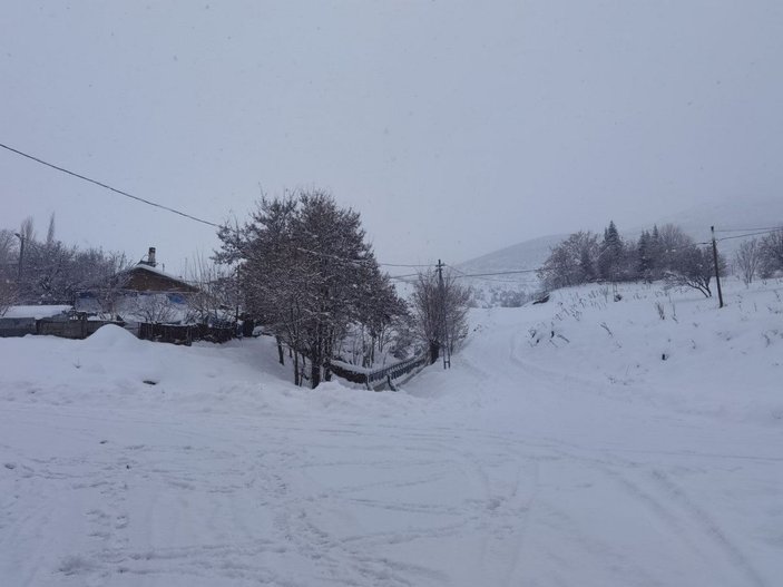 Tunceli’de kar etkili oldu; okullar yarım gün tatil edildi -5