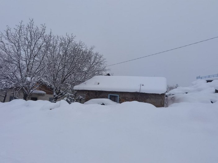 Tunceli’de kar etkili oldu; okullar yarım gün tatil edildi -4