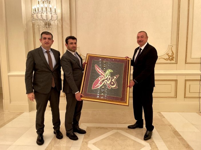 Bayraktar kardeşler, Aliyev ile görüştü