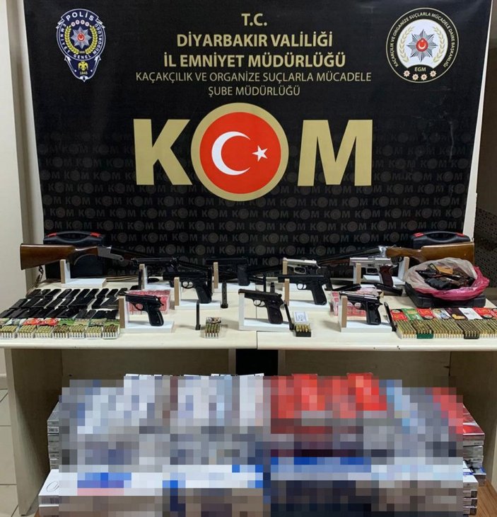 Diyarbakır'da silahlı suç örgütlerine operasyon: 18 gözaltı -2