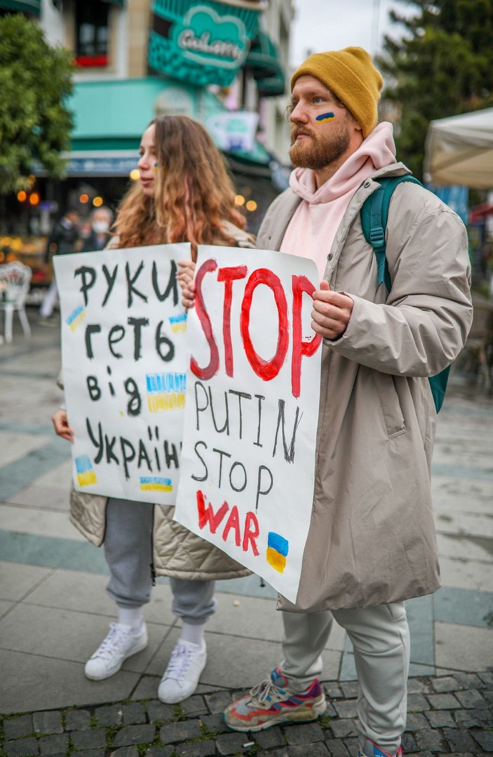 Antalya'daki Ukraynalılardan Rusya'ya tepki -9