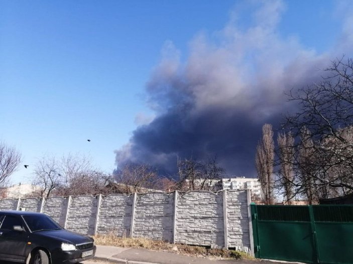 Ukrayna'nın Chernihiv kenti bombardıman altında -2