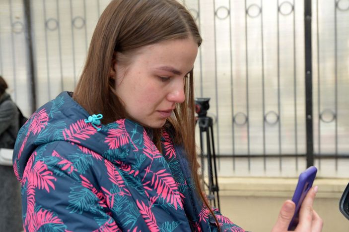 Tuvalete sığınan annesiyle konuşan Ukraynalı Yulia'nın gözyaşları -5