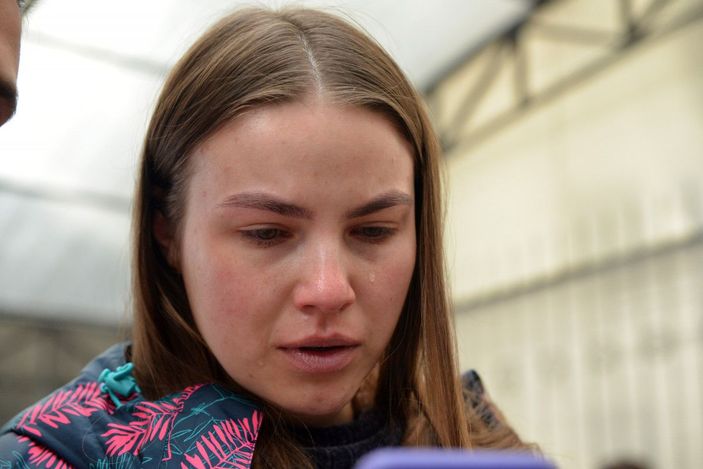 Tuvalete sığınan annesiyle konuşan Ukraynalı Yulia'nın gözyaşları -6