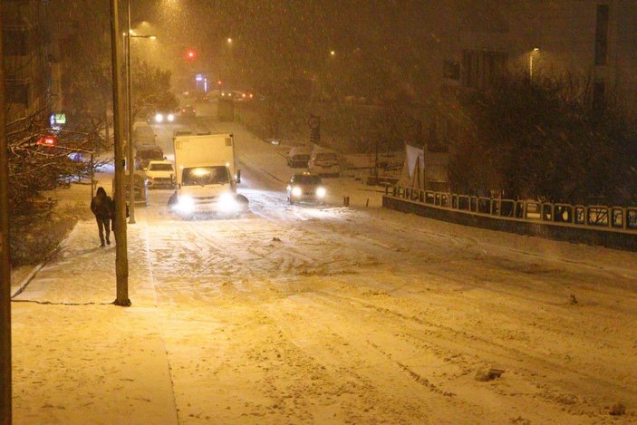 Ankara'da kar yağışı -7