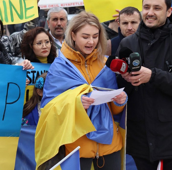 Ukraynalı kadınlar Denizli'den seslendi; 'Savaşı durdurun' -1