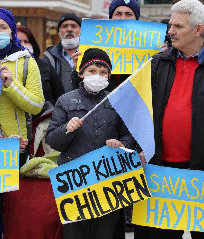Ukraynalı kadınlar Denizli'den seslendi; 'Savaşı durdurun' -6