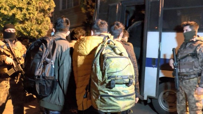 İstanbul'da kaçak göçmen operasyonu