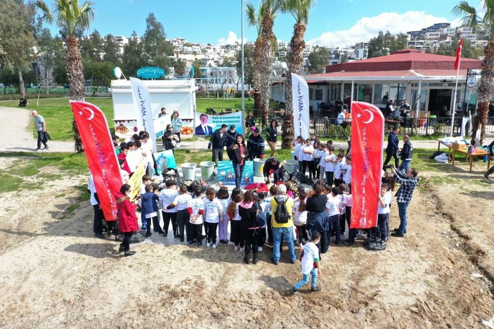 Bodrum’da deniz pırıl pırıl oldu -5