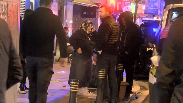 Beşiktaş’ta kavgayı ayırmaya çalışan kurye, silahla yaralandı