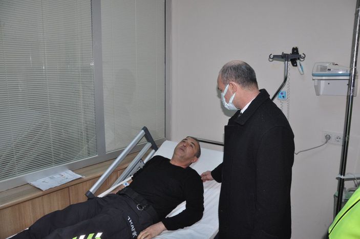 Polis memuru, Aysima'yı otomobilin altında kalmaktan kurtardı, kendisi yaralandı -5