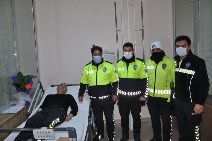 Polis memuru, Aysima'yı otomobilin altında kalmaktan kurtardı, kendisi yaralandı -8