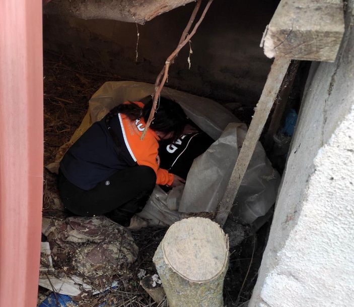 d Edirne'de kaybolan yaşlı kadın, donmak üzereyken bulundu