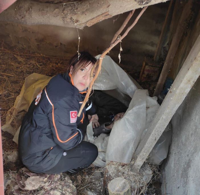 d Edirne'de kaybolan yaşlı kadın, donmak üzereyken bulundu