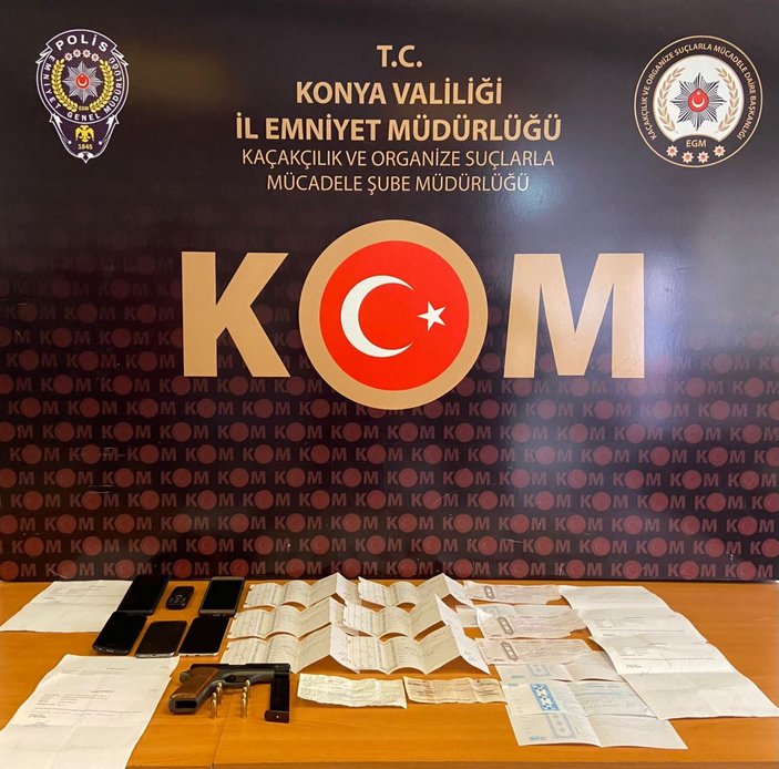 Konya’da 'tefeci' operasyonu: 5 tutuklama -3