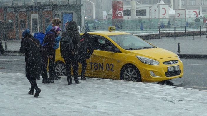 Taksicilerin kar fırsatçılığı -5