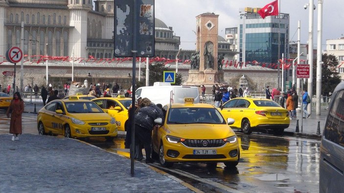 Taksicilerin kar fırsatçılığı -7