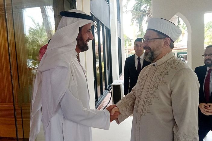 d Diyanet İşleri Başkanı Erbaş, Suudi Arabistan Hac ve Umre Bakanı ile görüştü -1