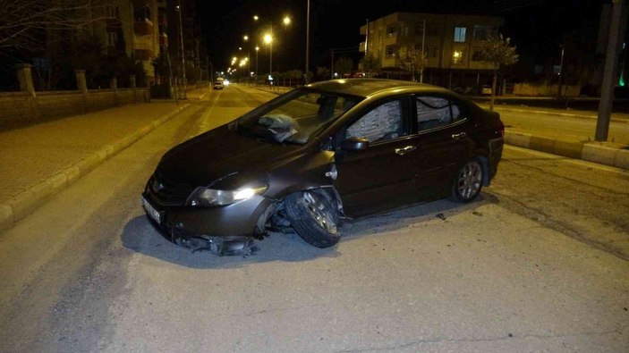 Adıyaman’da yola çıkan köpek kazaya neden oldu
