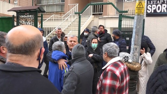 Doğal gazı kesilen sitede gerginlik; polis müdahale etti -3