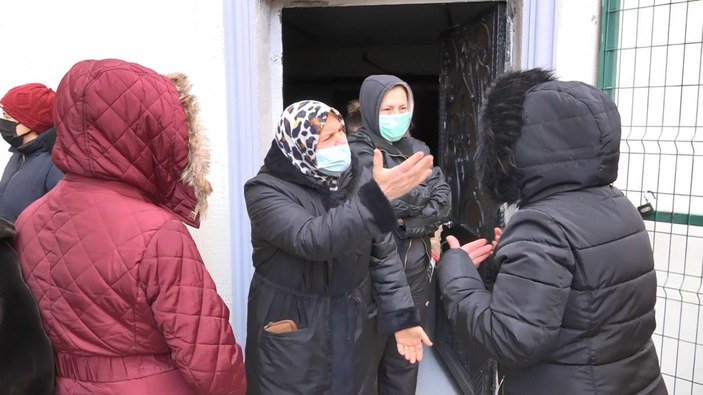 Doğal gazı kesilen sitede gerginlik; polis müdahale etti -4