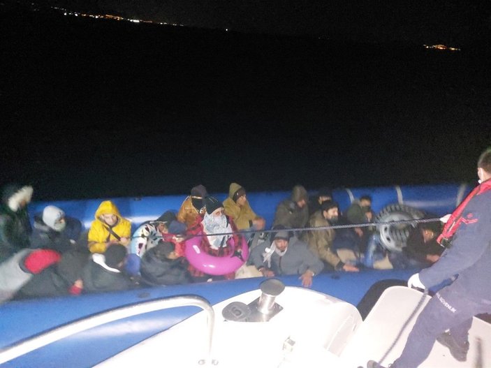 Bodrum’da 35 düzensiz göçmen kurtarıldı -4