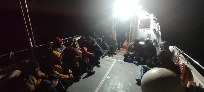 Bodrum’da 35 düzensiz göçmen kurtarıldı -3