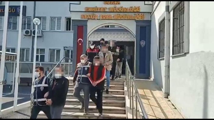 Bursa'da aranan şüphelilere 'Kıskaç-1' operasyonu: 13 gözaltı -1