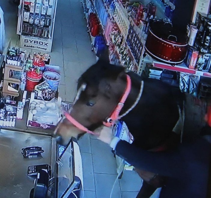Hırsızın çaldığı atla girdiği markette bu kez 200 bin TL’lik hırsızlık şoku -2